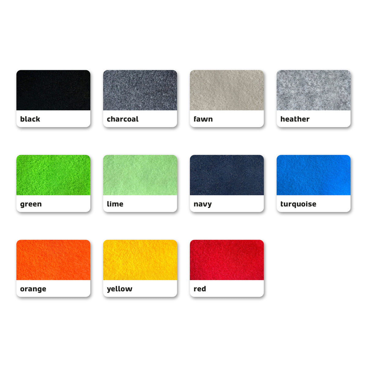 Acoustic Pinboard Panels - Mumble Fuzzy Felt Series