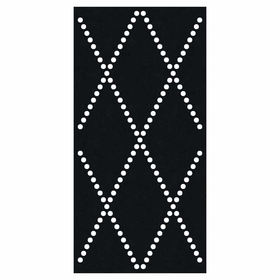 Acoustic Ceiling Tiles – Diamond – QTY 4 in Black