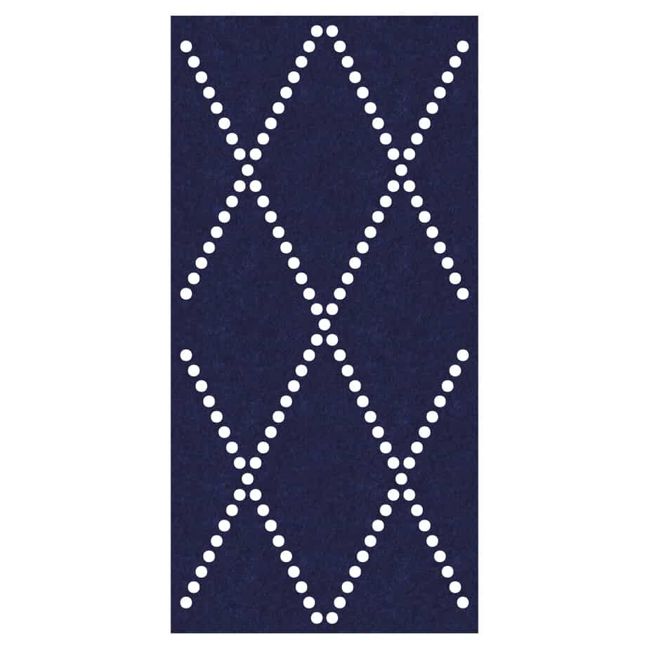Acoustic Ceiling Tiles – Diamond – QTY 4 in Cobalt