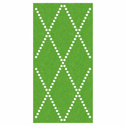 Acoustic Ceiling Tiles – Diamond – QTY 4 in Green