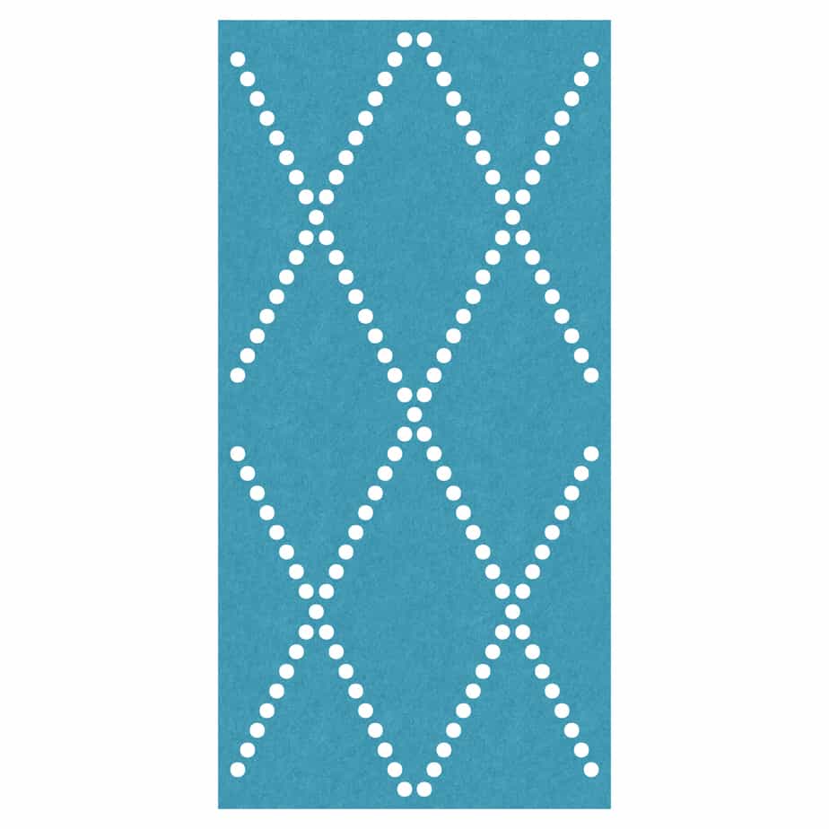 Acoustic Ceiling Tiles – Diamond – QTY 4 in Lagoon