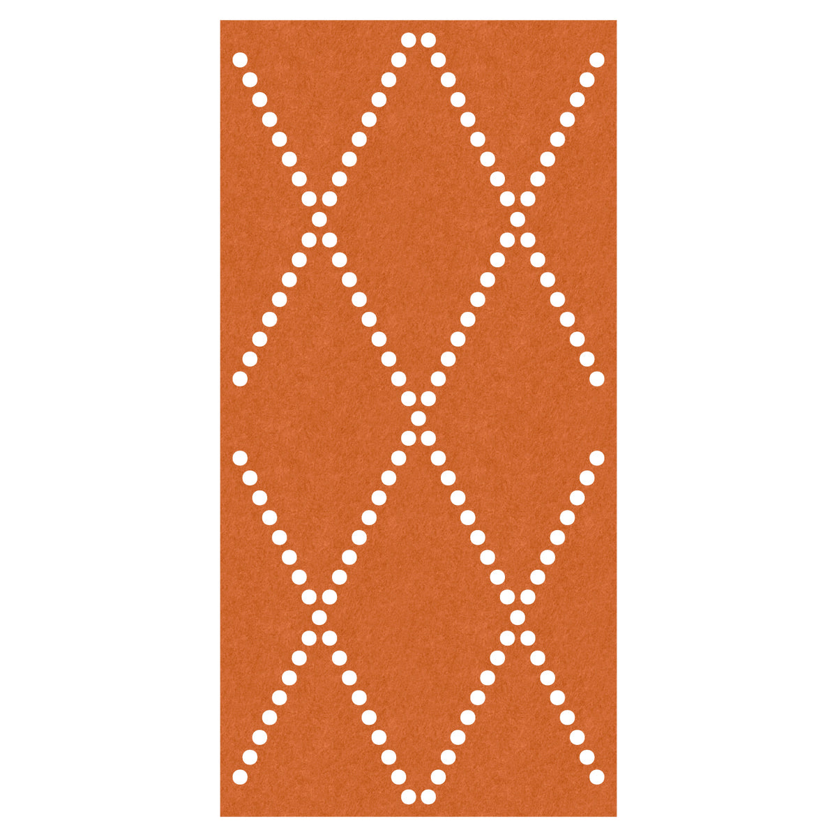 Acoustic Ceiling Tiles – Diamond – QTY 4 in Orange