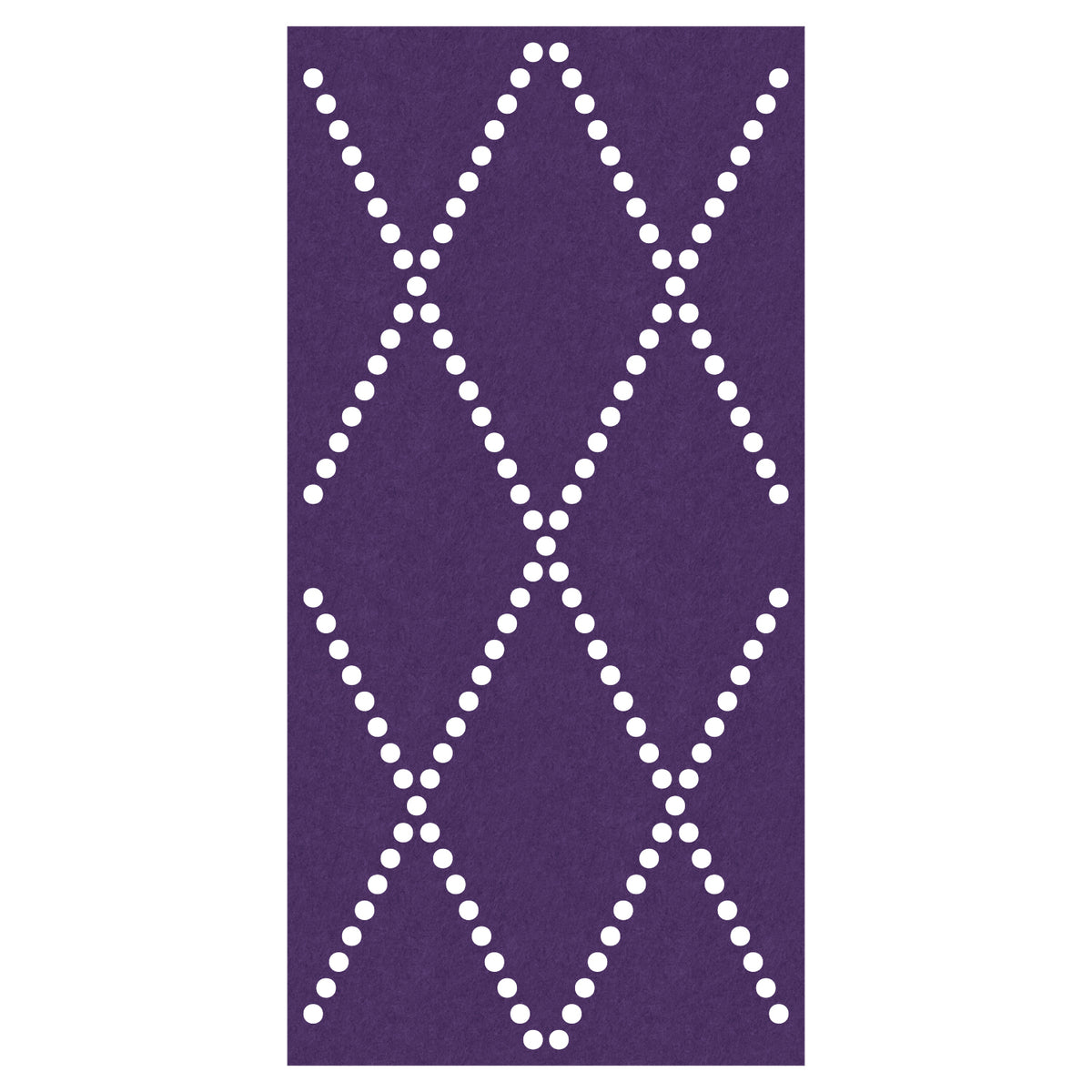 Acoustic Ceiling Tiles – Diamond – QTY 4 in Purple