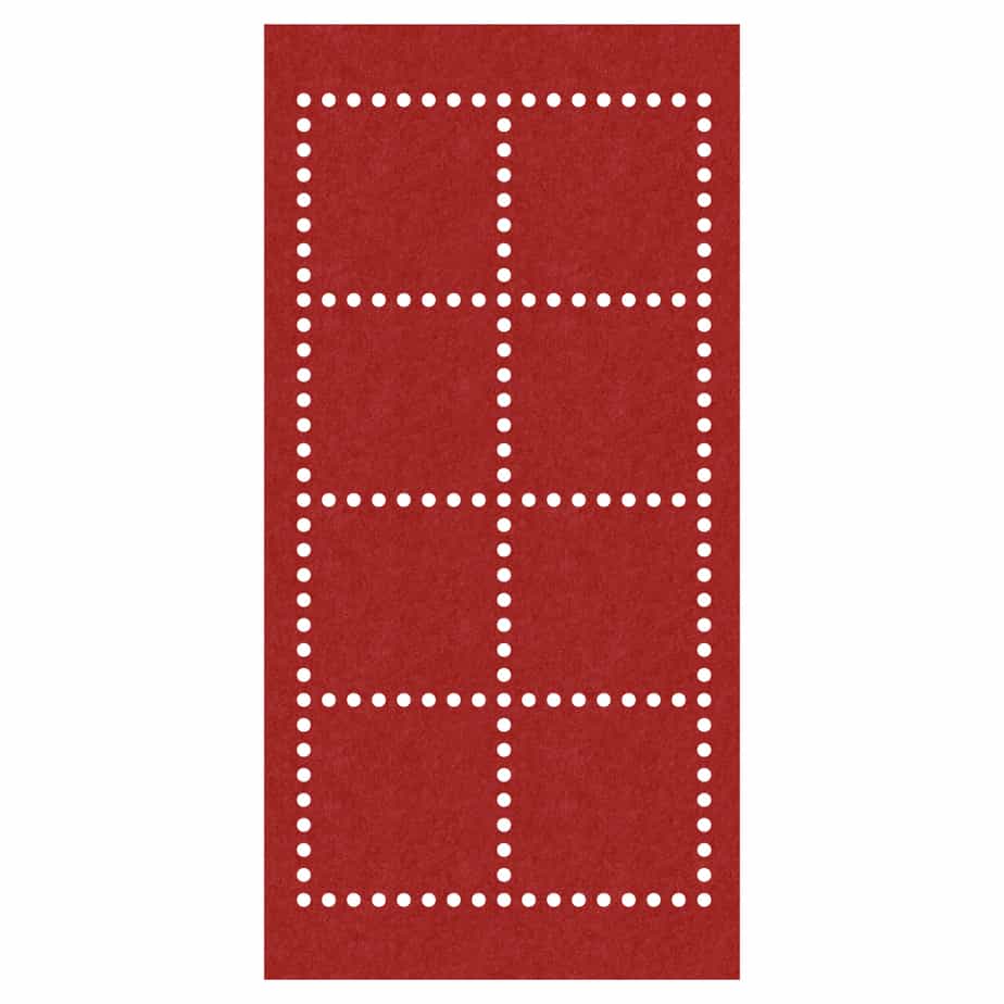 Acoustic Ceiling Tiles – Grid – QTY 4 in Red