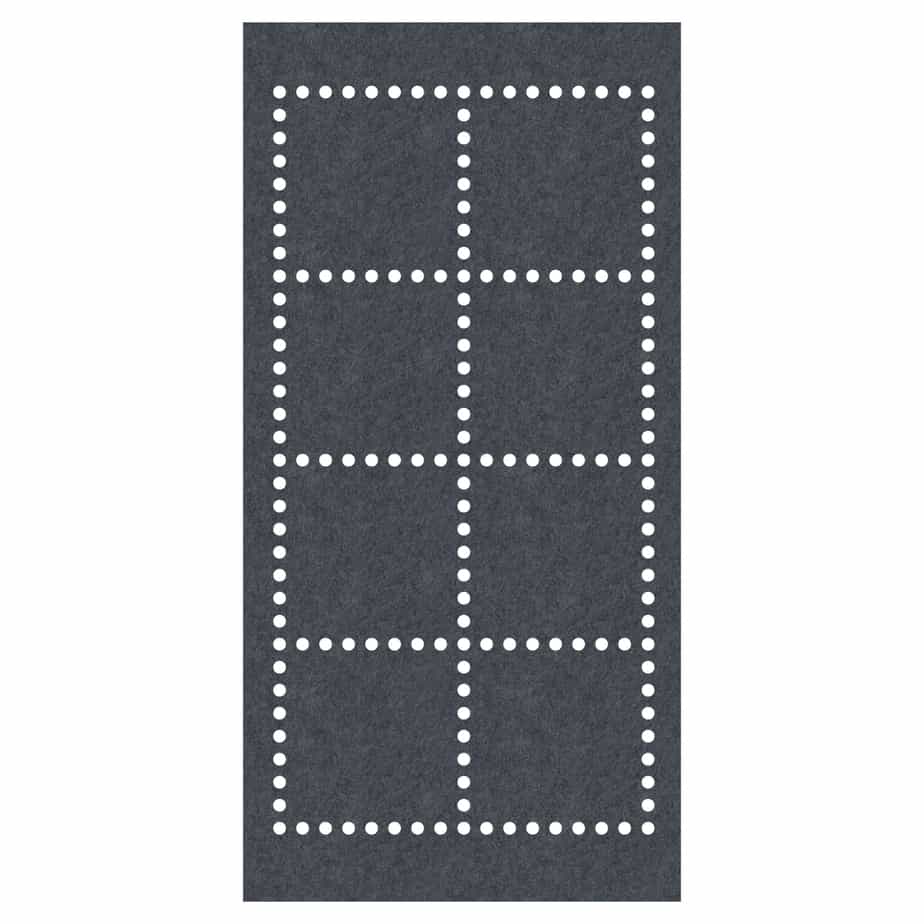 Acoustic Ceiling Tiles – Grid – QTY 4 in Slate