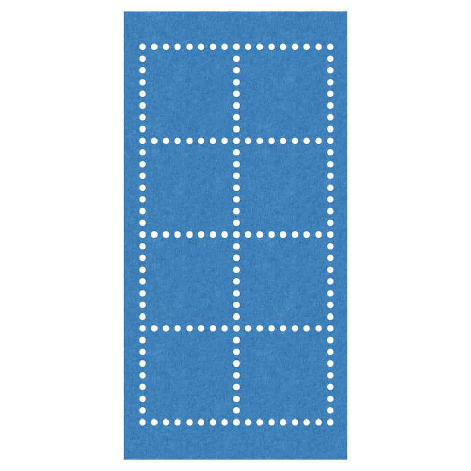 Acoustic Ceiling Tiles – Grid – QTY 4 in Turquoise