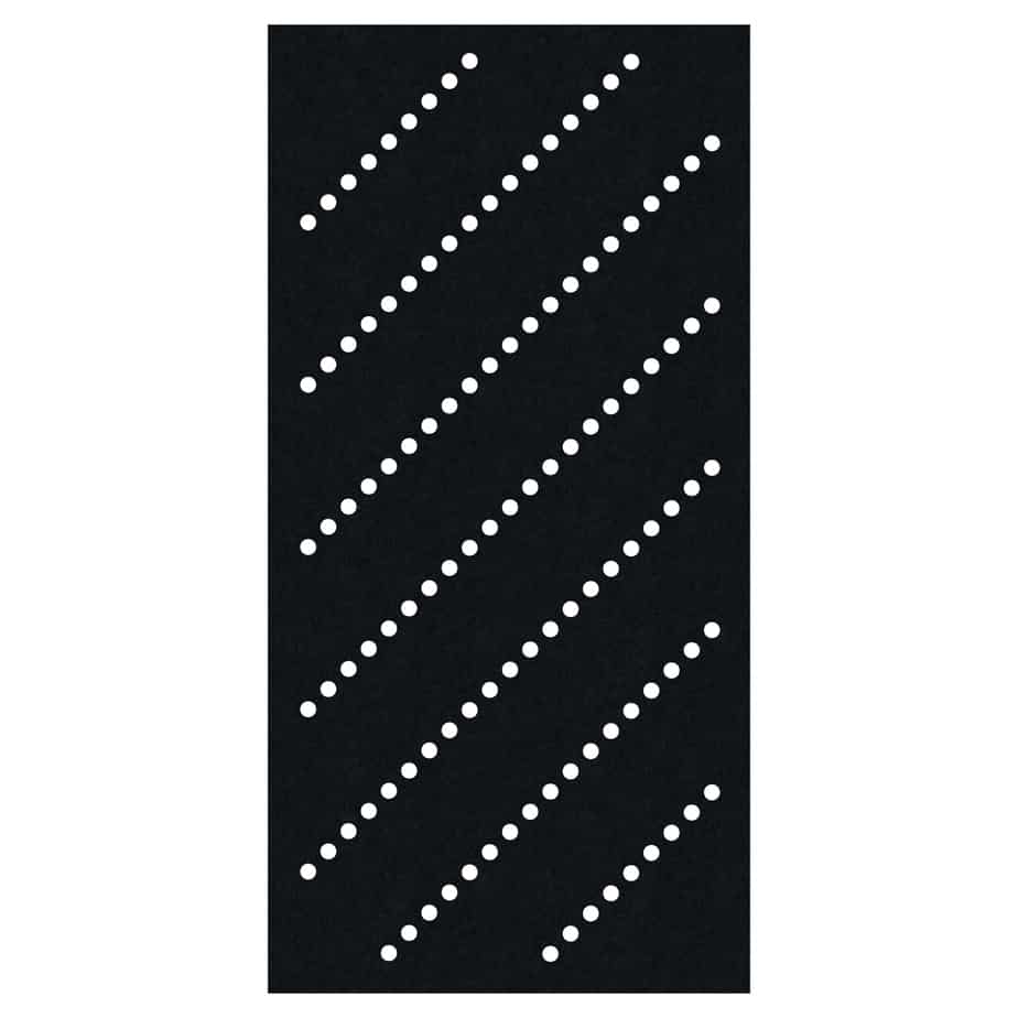 Acoustic Ceiling Tiles – Channel – QTY 4 in Black