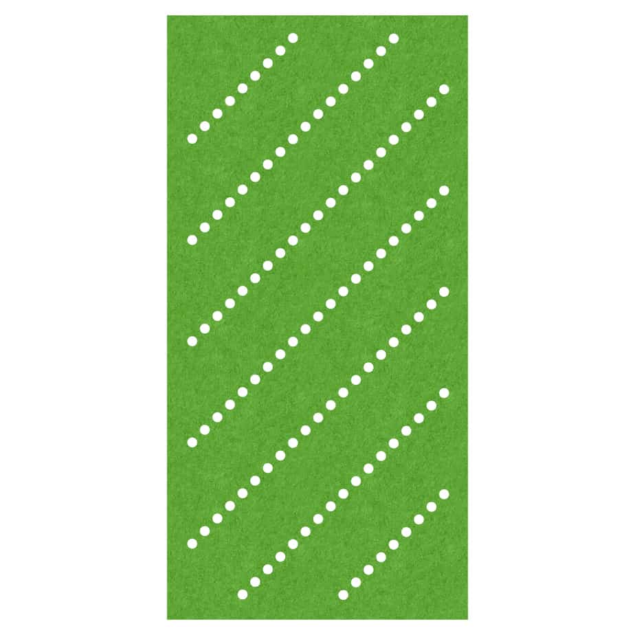 Acoustic Ceiling Tiles – Channel – QTY 4 in Green