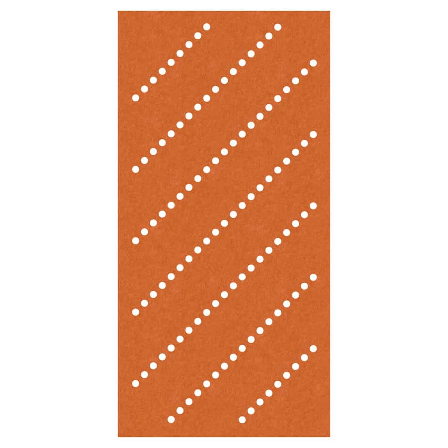 Acoustic Ceiling Tiles – Channel – QTY 4 in Orange