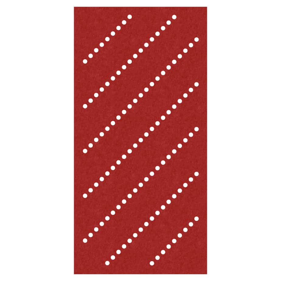 Acoustic Ceiling Tiles – Channel – QTY 4 in Red