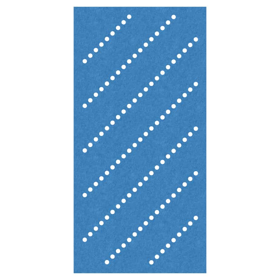 Acoustic Ceiling Tiles – Channel – QTY 4 in Turquoise