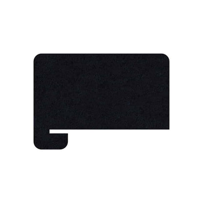 Desk Divider - Slide It - Slide on Desk Dividers in Black