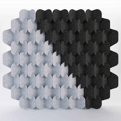 Acoustic Room Divider Screen - Konect in Charcoal