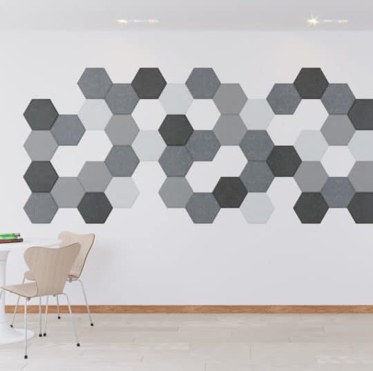 Acoustic Wall Tiles - Honey - QTY 6