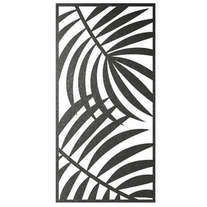 Hanging Room Divider - Botany in Charcoal