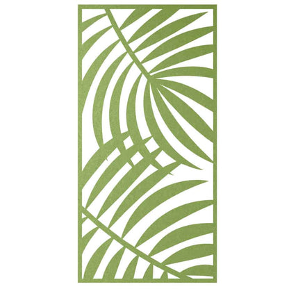 Hanging Room Divider - Botany in Lime