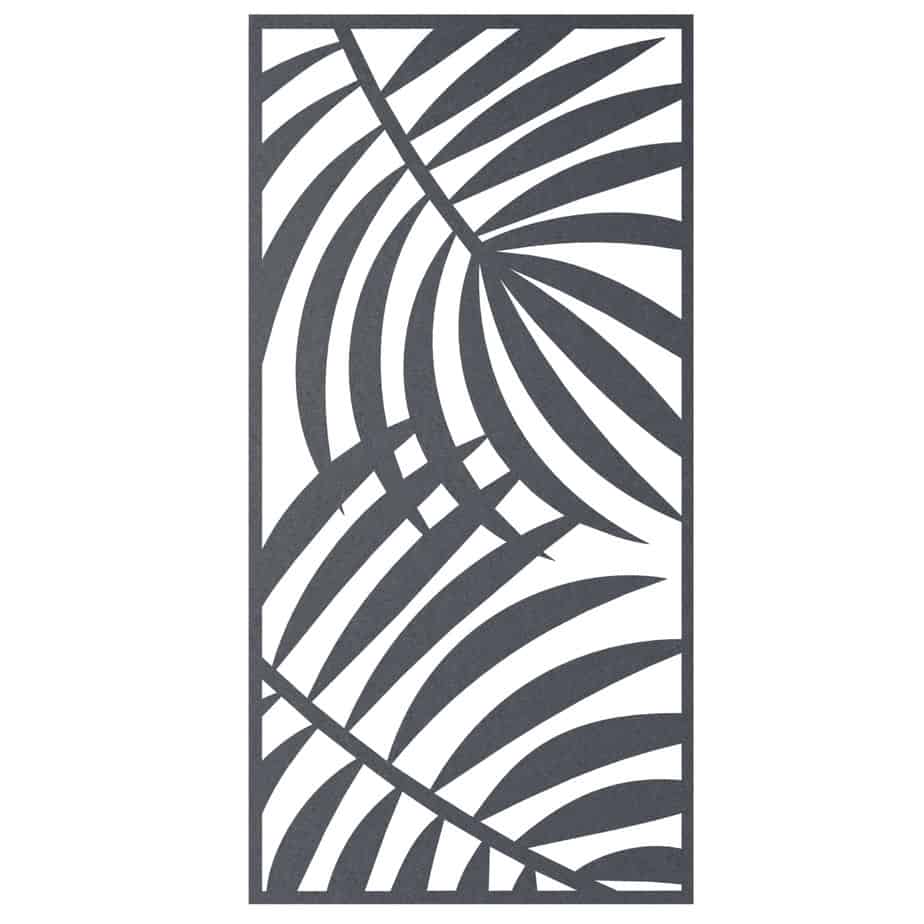 Hanging Room Divider - Botany in Slate
