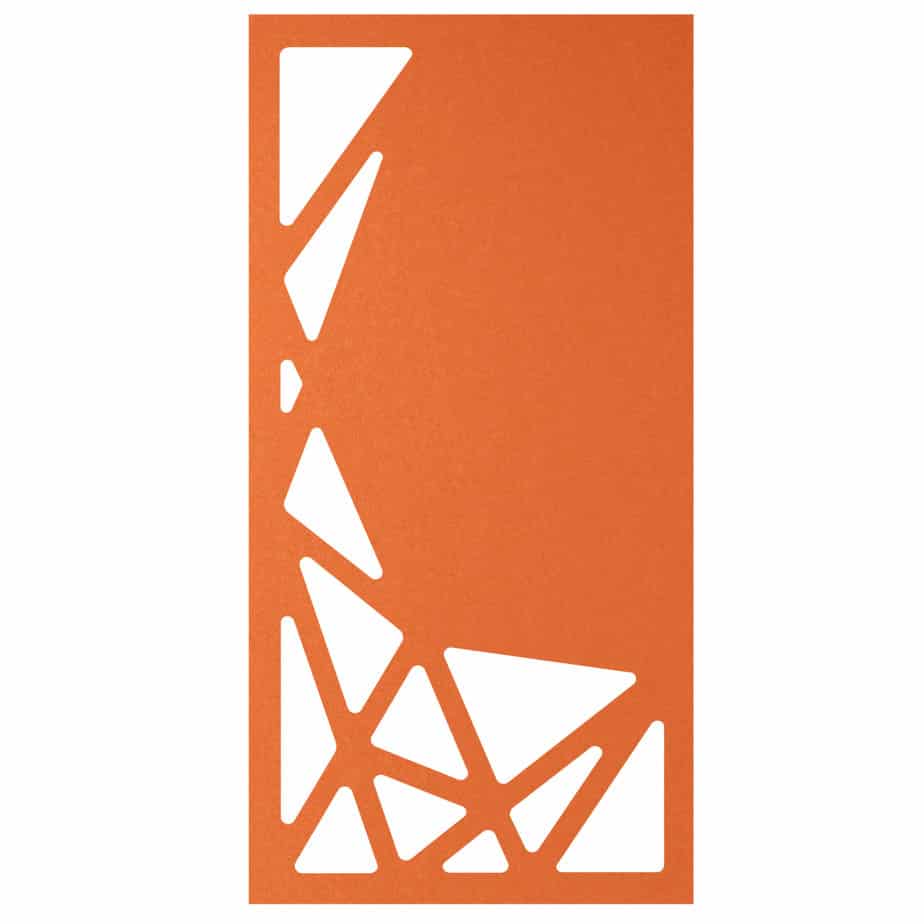 Hanging Room Divider - Carve in Orange