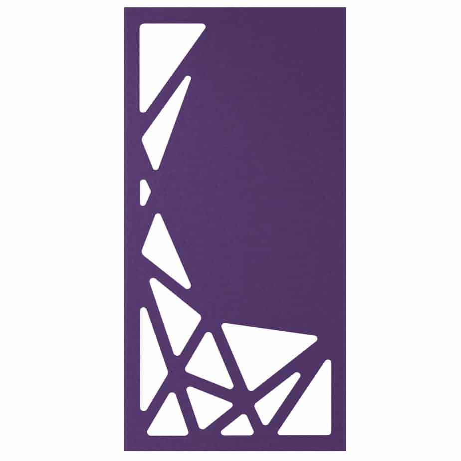 Hanging Room Divider - Carve in Purple