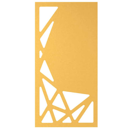Hanging Room Divider - Carve in Yellow