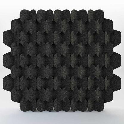 Acoustic Room Divider Screen - Konect in Charcoal