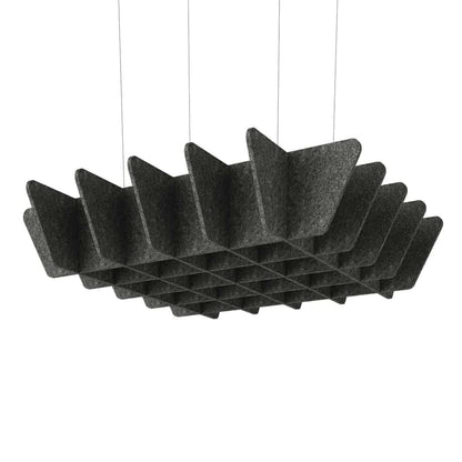 Acoustic Ceiling Baffles – Quad in Charcoal