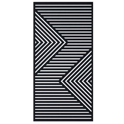 Hanging Room Divider - Chevron in Black