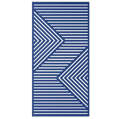 Hanging Room Divider - Chevron in Blue