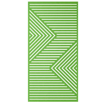 Hanging Room Divider - Chevron in Green