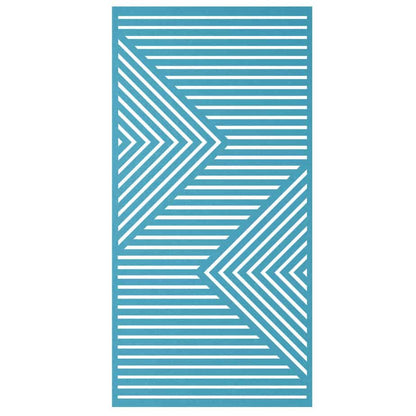 Hanging Room Divider - Chevron in Lagoon