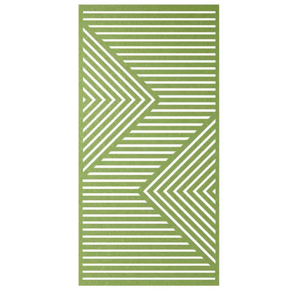 Hanging Room Divider - Chevron in Lime