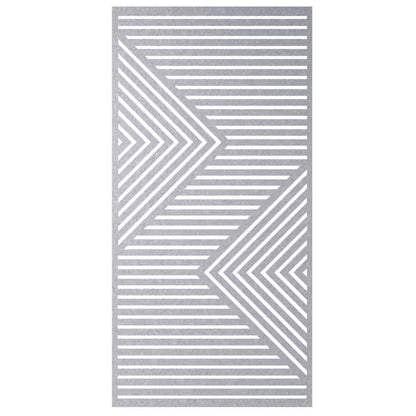 Hanging Room Divider - Chevron in Marble