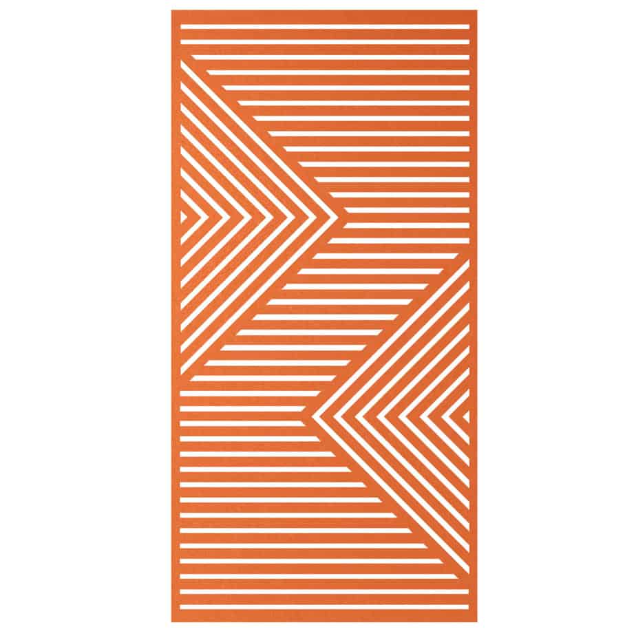 Hanging Room Divider - Sequence in Orange