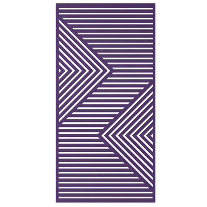 Hanging Room Divider - Chevron in Purple