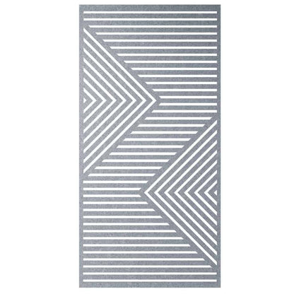 Hanging Room Divider - Chevron acoustic felt by Mumble By Design