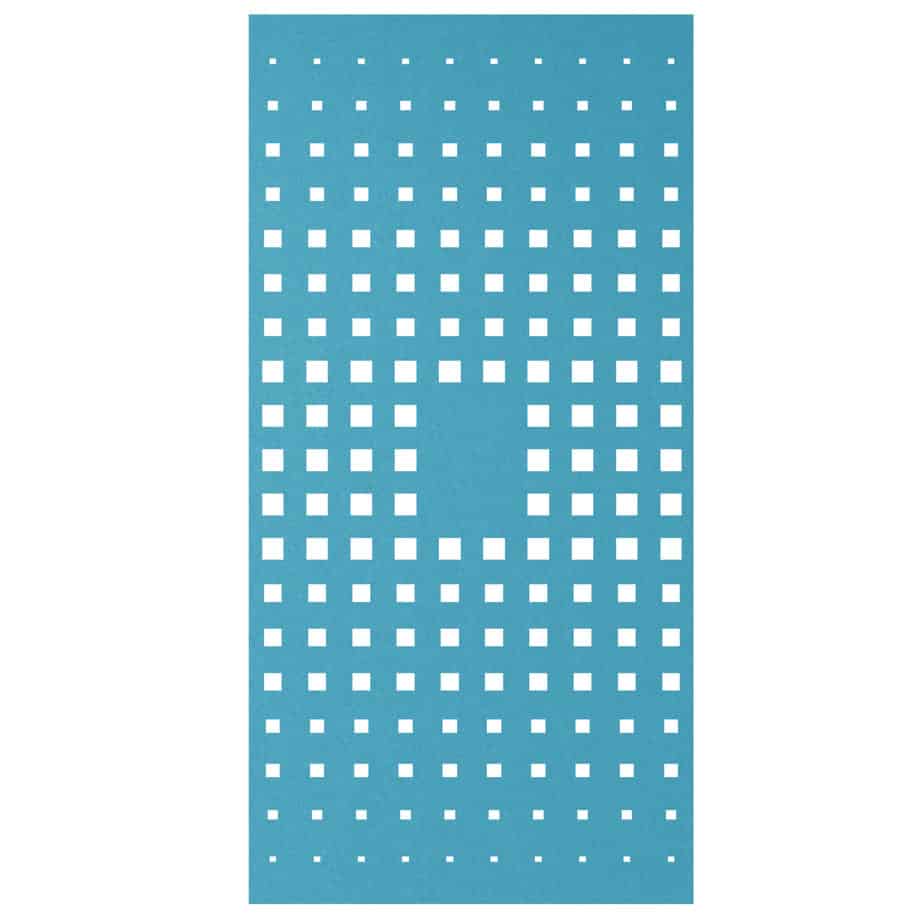 Hanging Room Divider - Crate in Lagoon