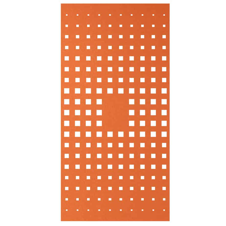 Hanging Room Divider - Crate in Orange