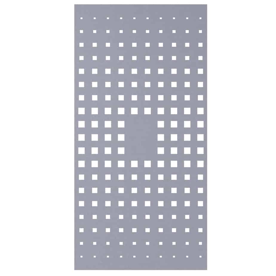 Hanging Room Divider - Crate in Silver