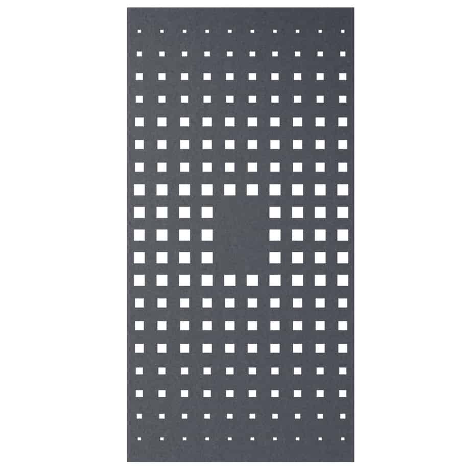 Hanging Room Divider - Crate in Slate