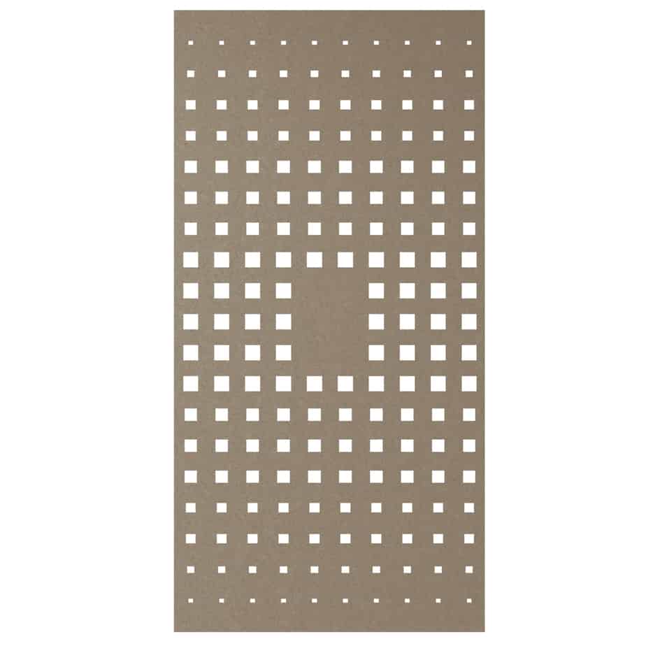 Hanging Room Divider - Crate in Stone