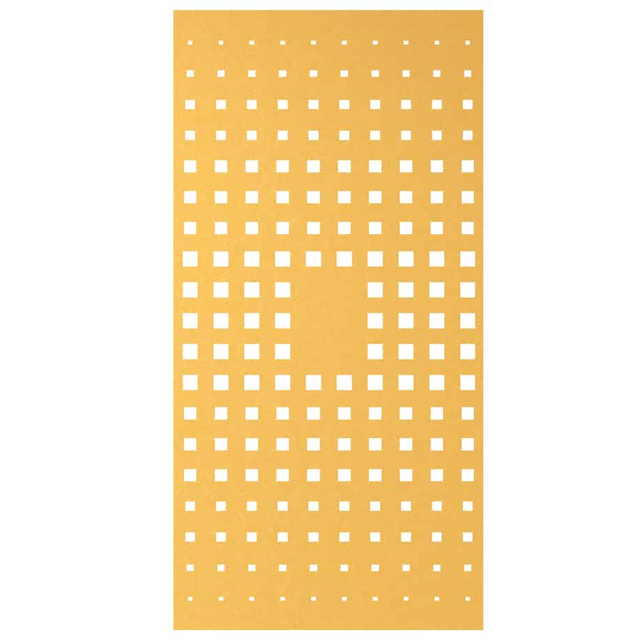 Hanging Room Divider - Crate in Yellow