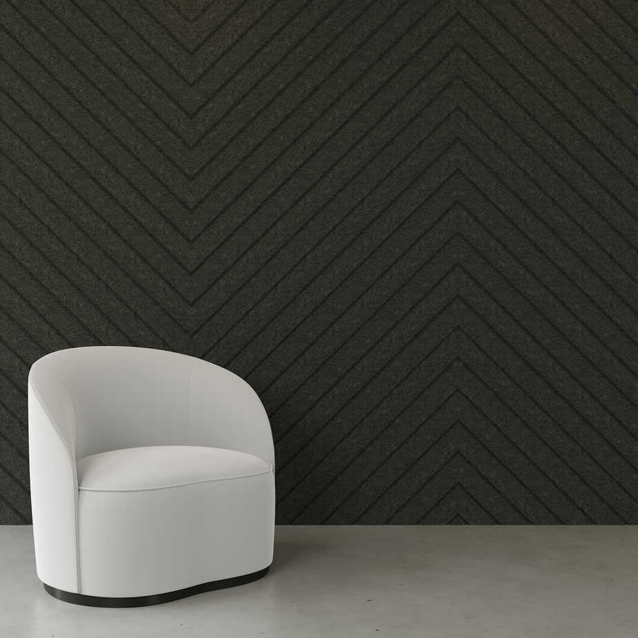 Acoustic Panels - Diagonal Grooved Series - QTY 2