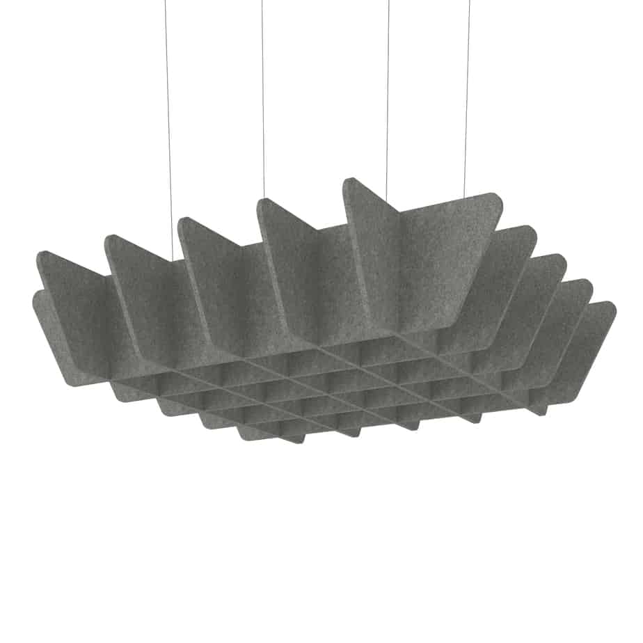 Acoustic Ceiling Baffles – Quad in Dune