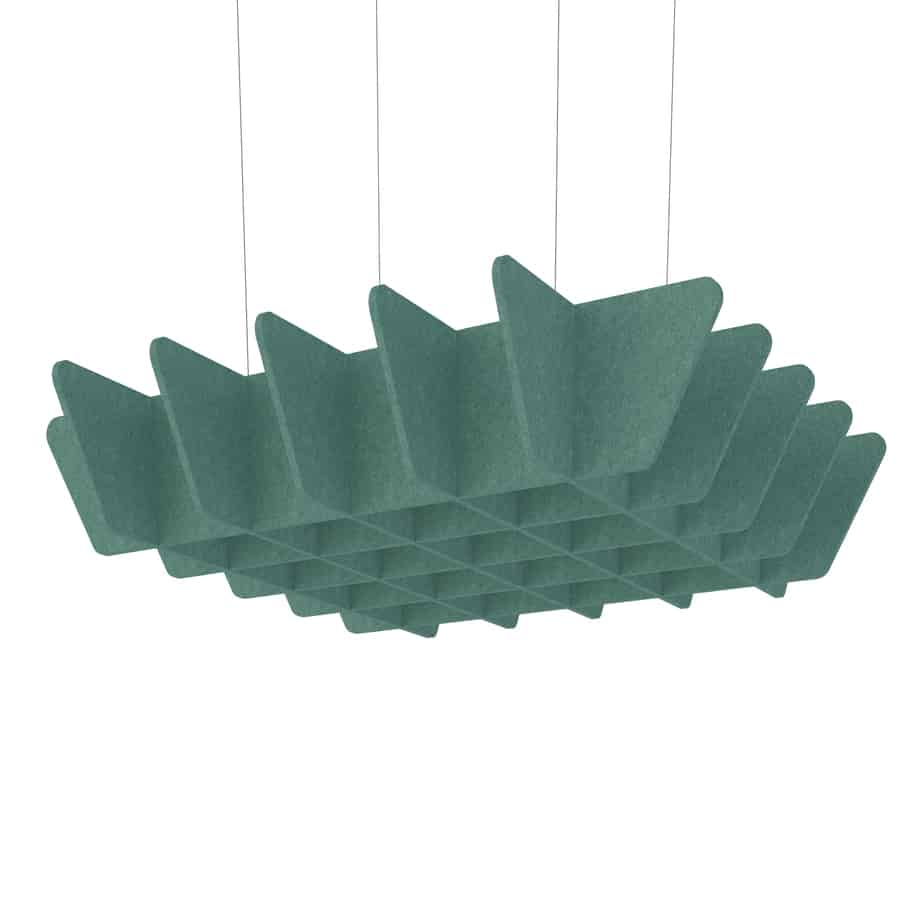Acoustic Ceiling Baffles – Quad in Fern