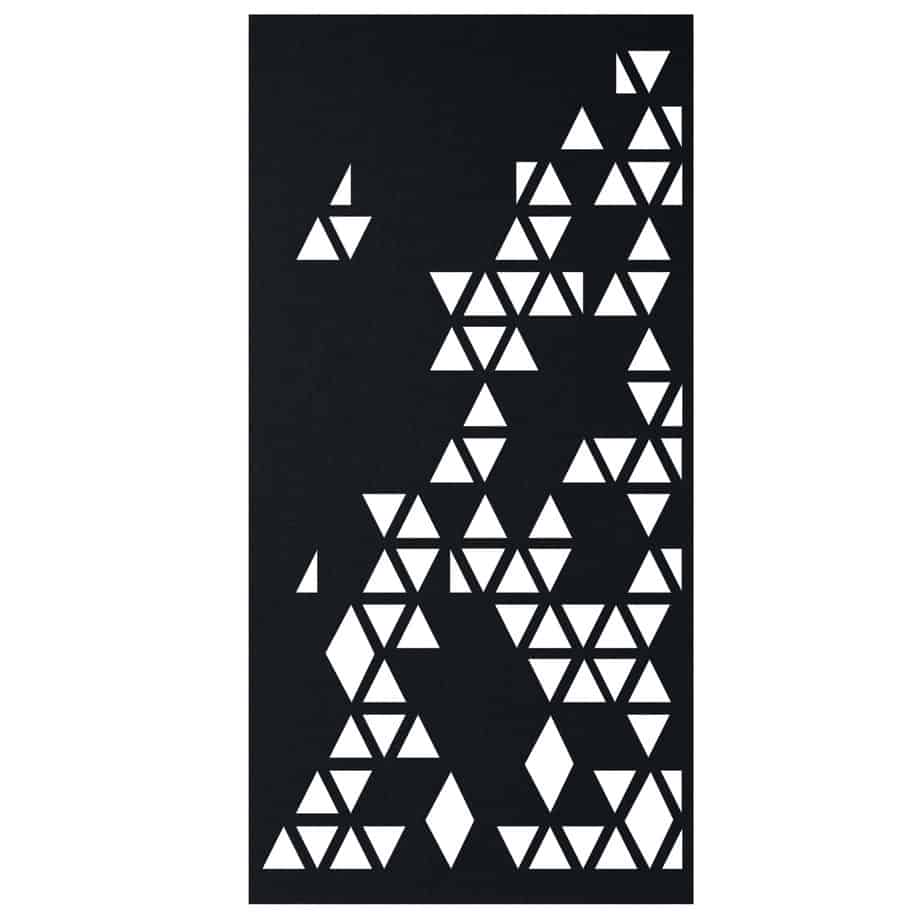 Hanging Room Divider - Delta in Black