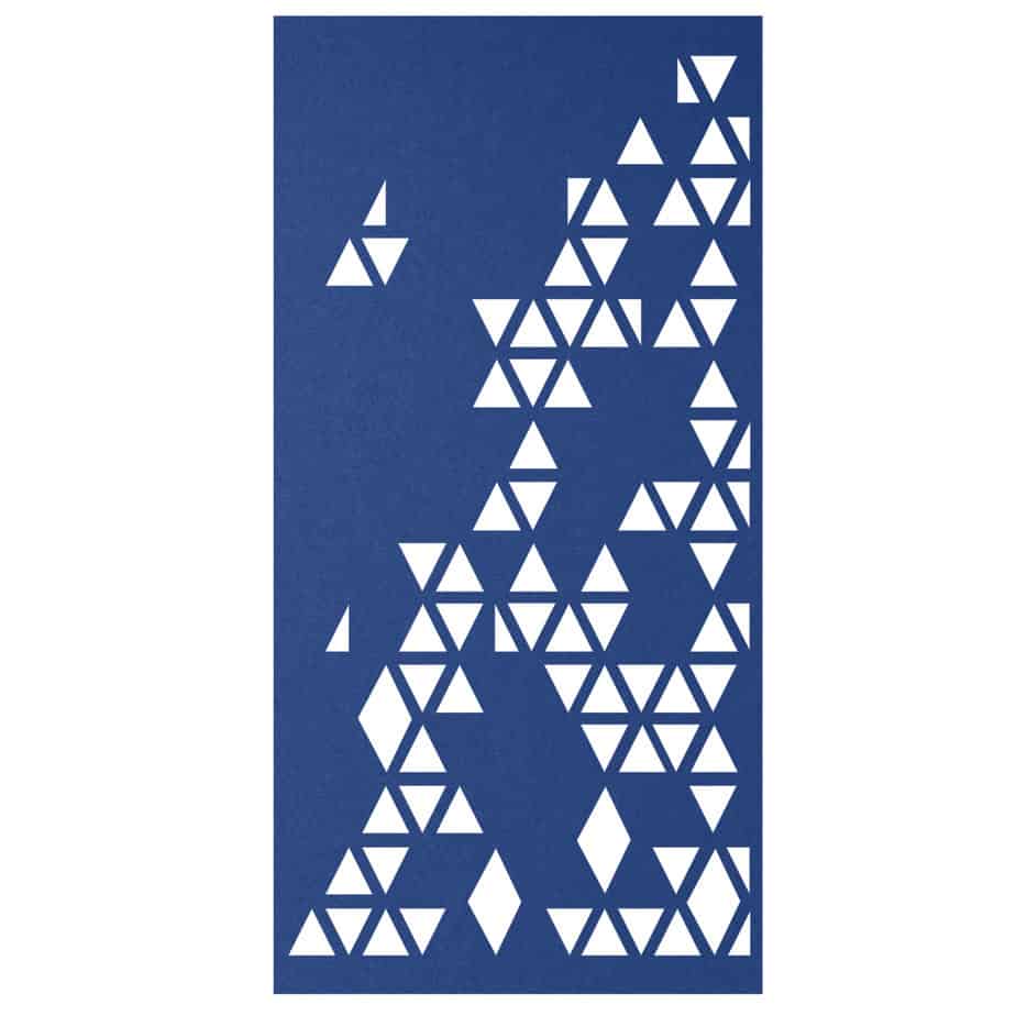 Hanging Room Divider – Waterfall in Blue
