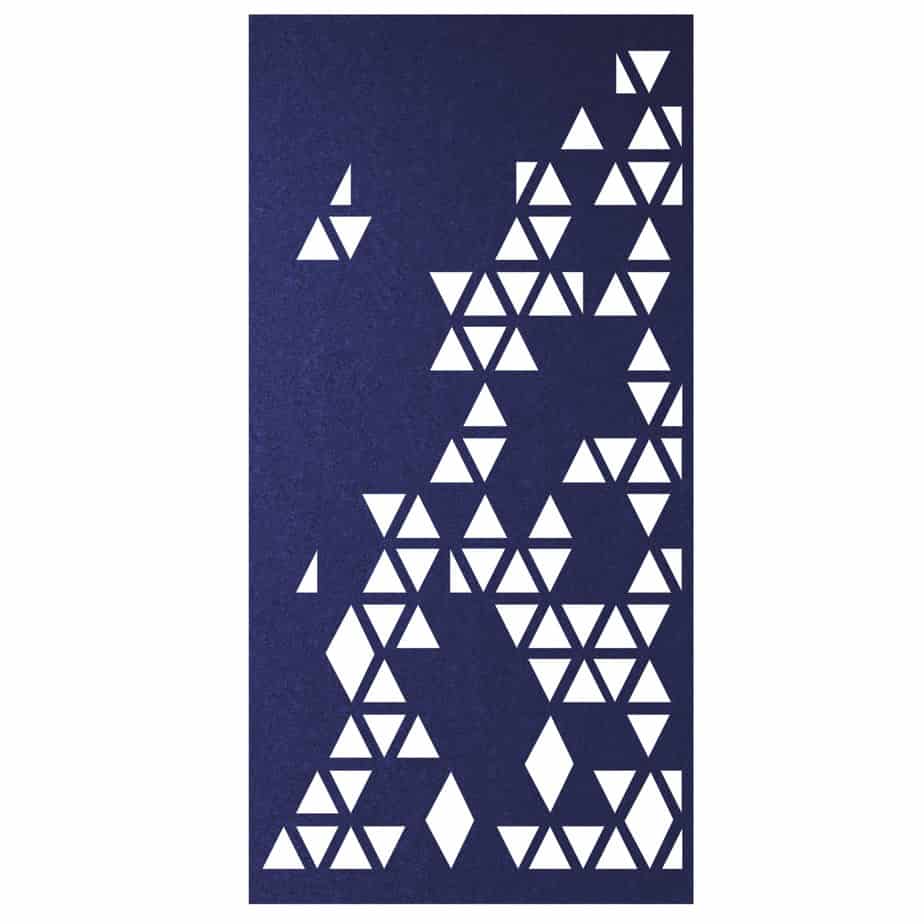 Hanging Room Divider – Waterfall in Cobalt