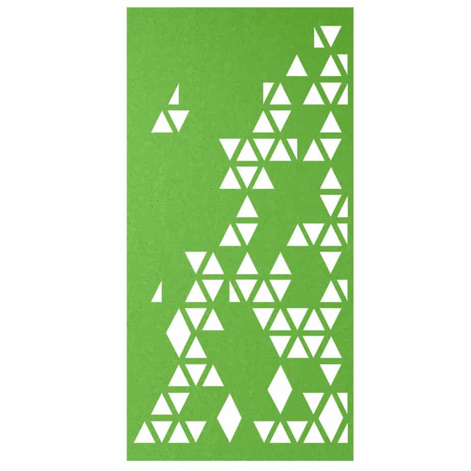 Hanging Room Divider – Waterfall in Green