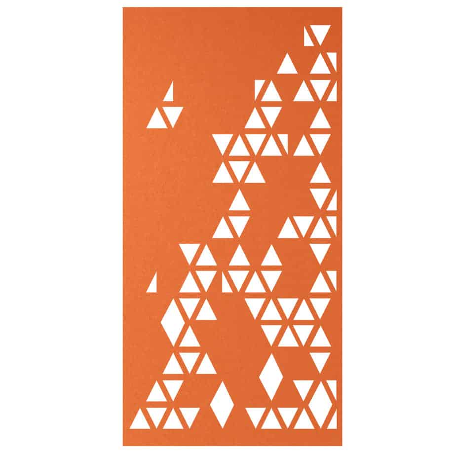 Hanging Room Divider – Waterfall in Orange