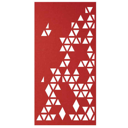 Hanging Room Divider - Delta in Red